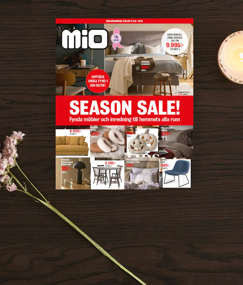 Kampanjblad för season sale
