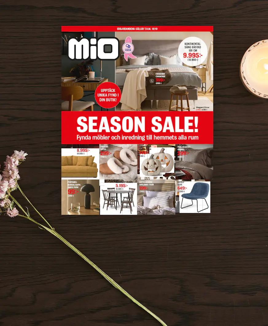 Kampanjblad för season sale