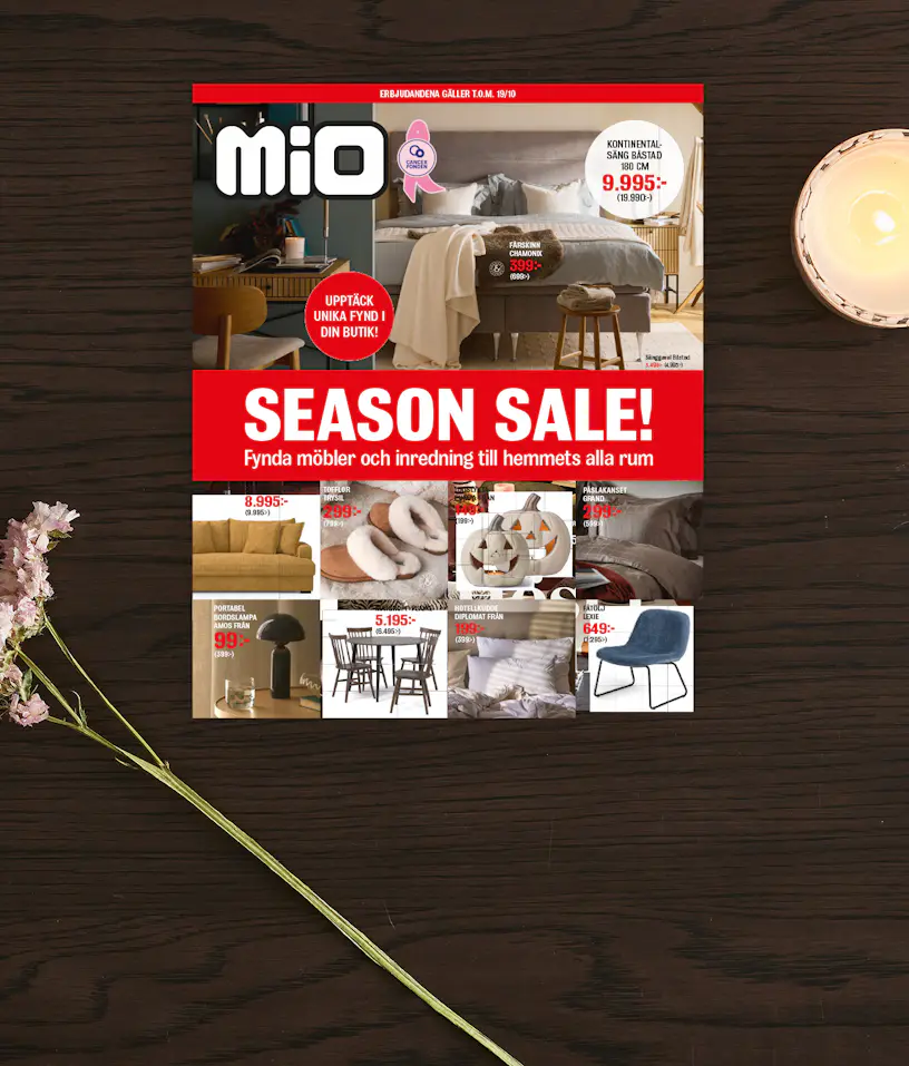 Kampanjblad för season sale