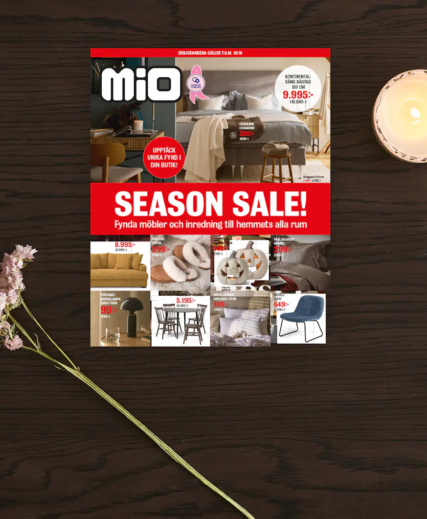 Kampanjblad för season sale