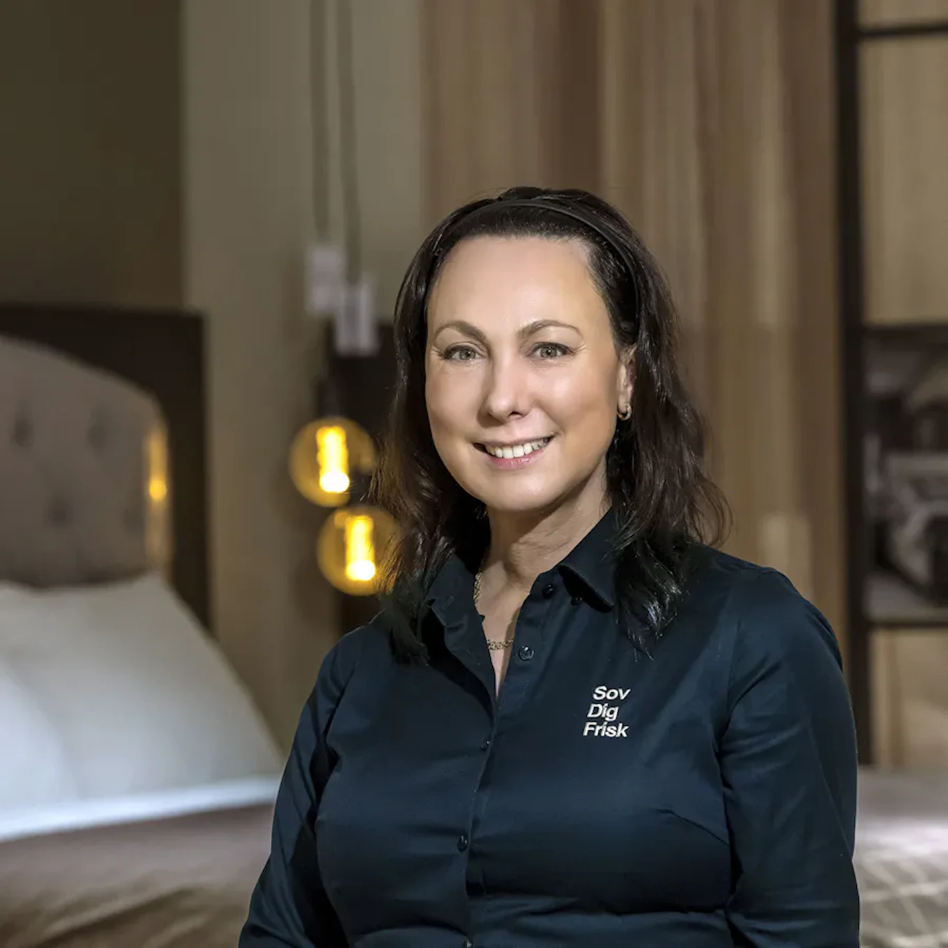 Porträttbild på Claire Anne Eriksen, Fil. Dr i sömnmedicin och sömnforskare vid Karolinska Institutet