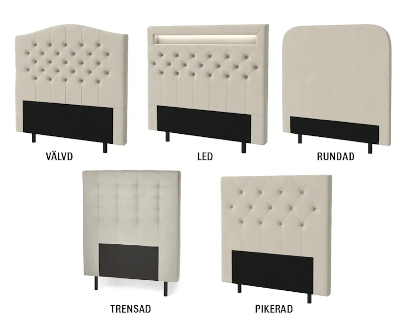 fem olika beiga sänggavlar som finns att köpa till new york sängen