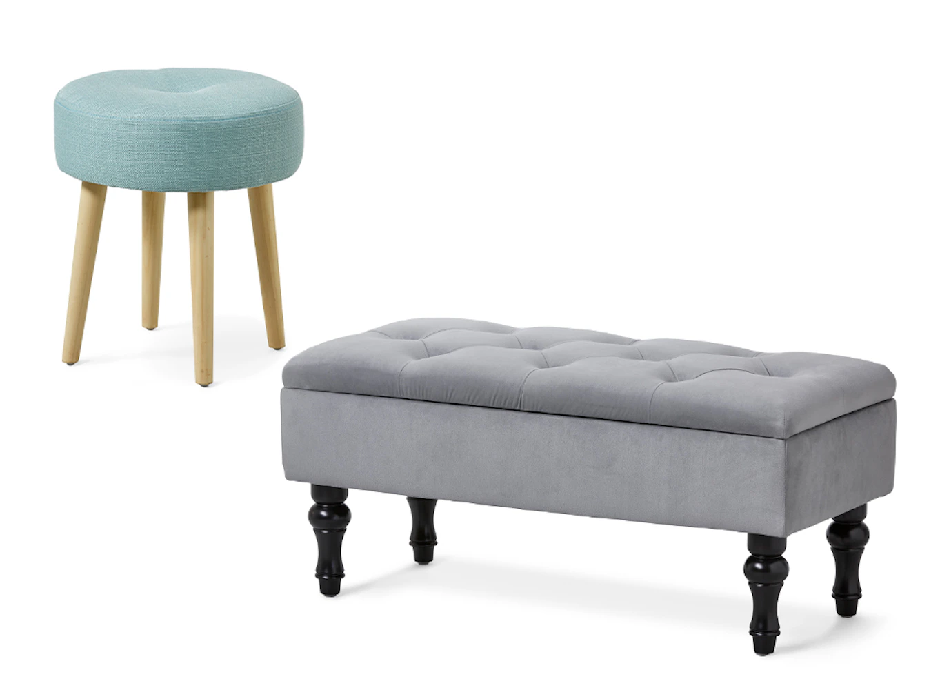 Bild som visar Signe pall och Leonora bänk