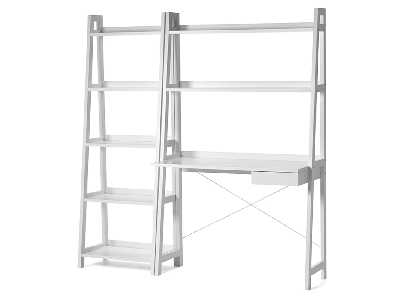 Bild som visar Volly skrivplats och hylla