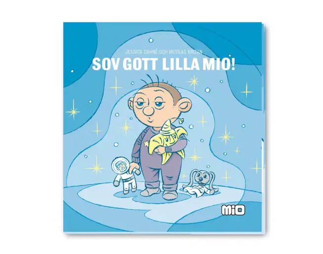 Framsida till barnboken Sov gott lilla Mio!