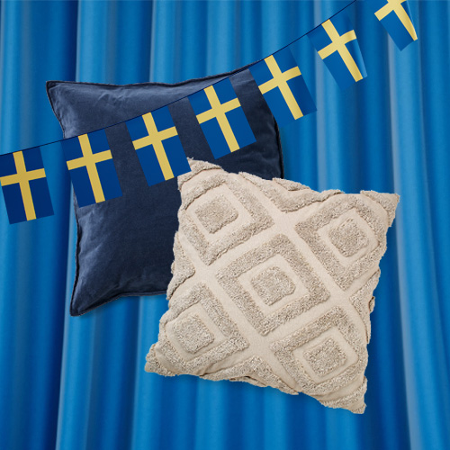 Prydnadskuddar som höjer känslan