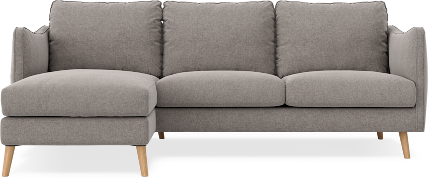 Madison Lux - 2-sits soffa med schäslong vänster - Beige