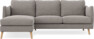 Madison Lux - 2-sits soffa med schäslong vänster - Beige