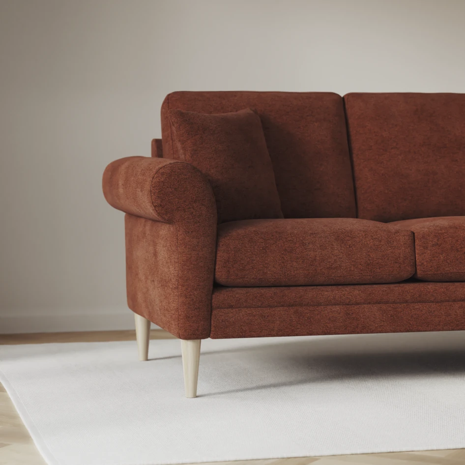 Eden - Hörnsoffa, 2+3-sits - Orange