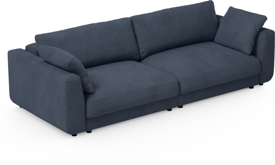 Amie - Bäddsoffa 4-sits - Blå