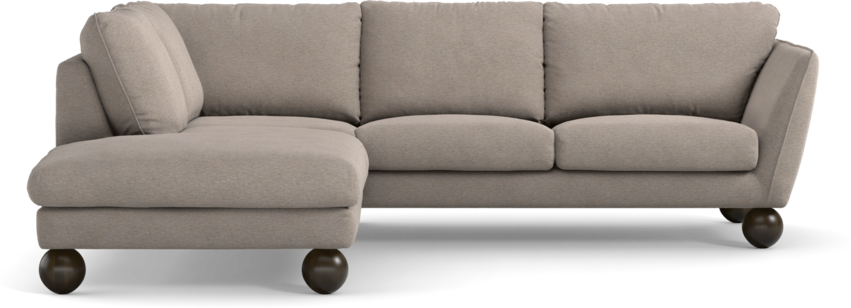 Madison Lux - 2-sits soffa med divan vänster - Beige