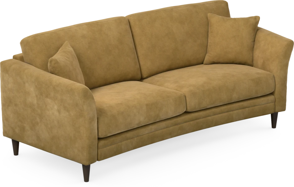 Eden - 2,5-sits soffa svängd - Gul