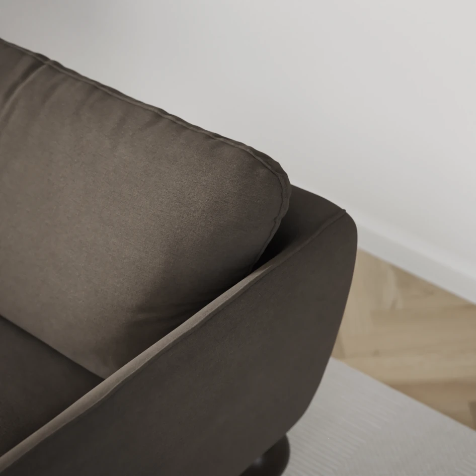 Madison Lux - Hörnsoffa med schäslong höger - Beige