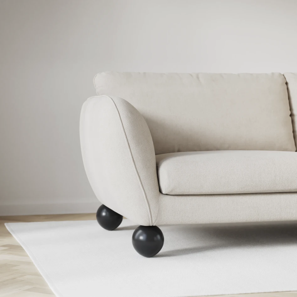 Madison Lux - Hörnsoffa med schäslong vänster - Beige