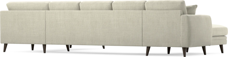 Eden - 3-sits soffa med schäslong vänster och divan höger - Beige