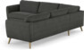 Bridge - Hörnsoffa, 3+3-sits - Grå