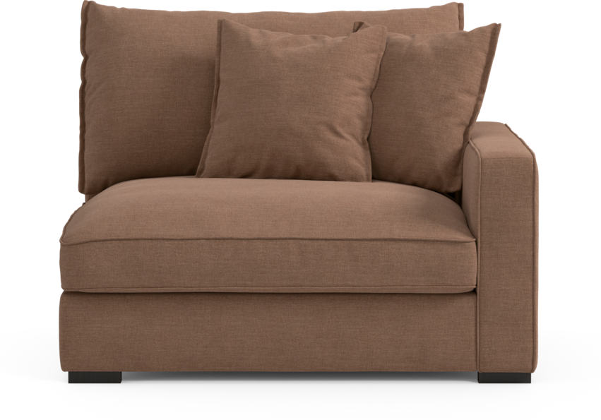 Rossi - 1,5-sits med armstöd höger - Orange