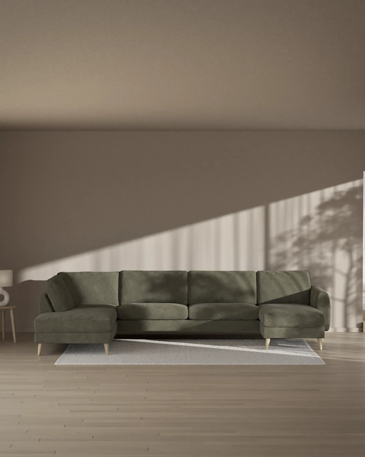 Bridge - 3-sits soffa med divan vänster och schäslong höger - inspiration