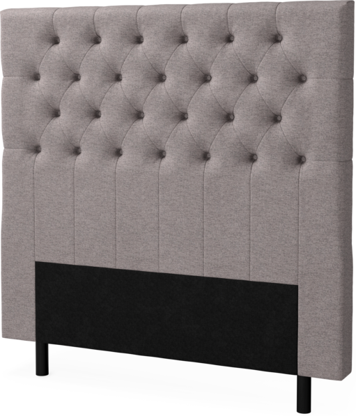 Delux Pikerad XL - Sänggavel, 90-210 cm - Grå