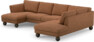 Madison Lux - 2-sits soffa med schäslong vänster och divan höger - Orange