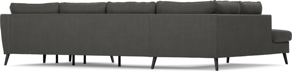 County - 3-sits soffa med divan vänster och schäslong höger - Grå