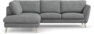 Madison Lux - 2-sits soffa med divan vänster - Vit