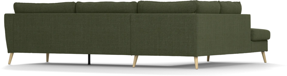 County - 2,5-sits soffa med divan vänster - Grön