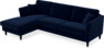 Eden - 2,5-sits soffa med schäslong - Blå