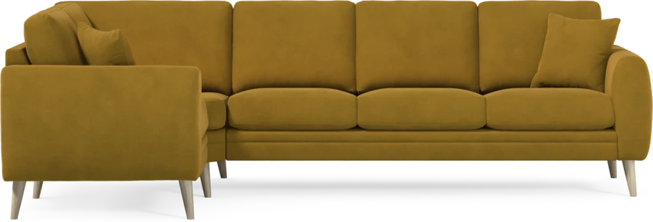 Eden - Hörnsoffa, 1+3-sits - Gul