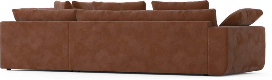 Amie - 3-sits med divan höger - Orange