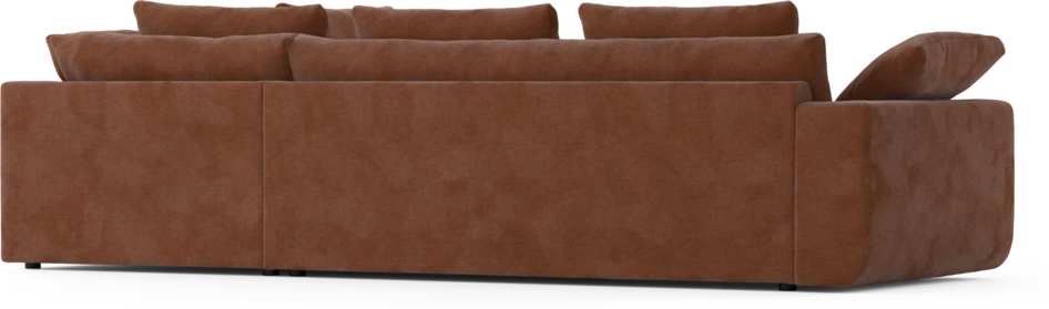 Amie - 3-sits med divan höger - Orange