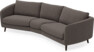 Madison - 3-sits soffa svängd, 90 cm - Grå