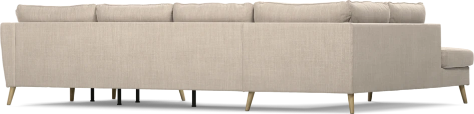 County - 3-sits soffa med divan vänster och schäslong höger - Beige