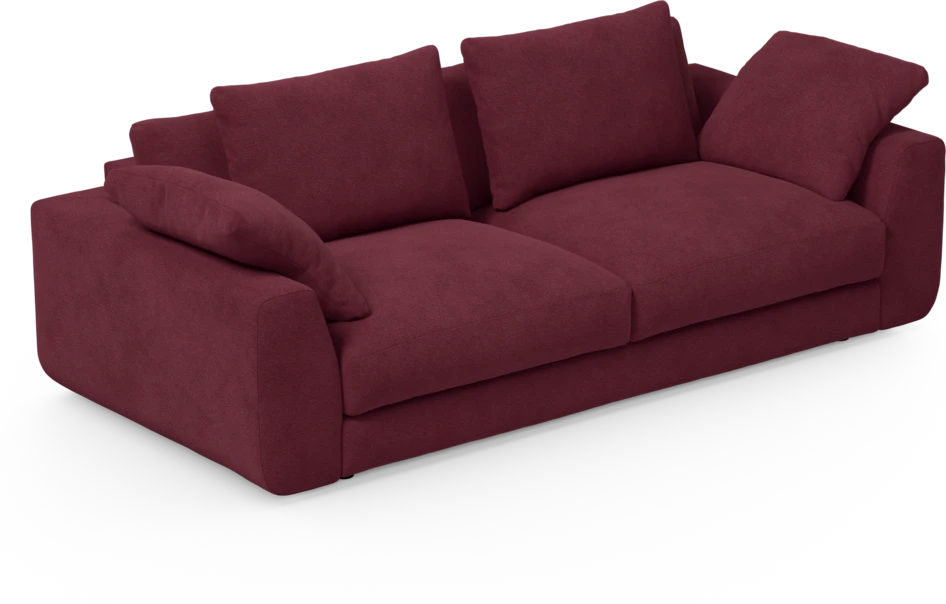 Amie - 3-sits soffa - Röd