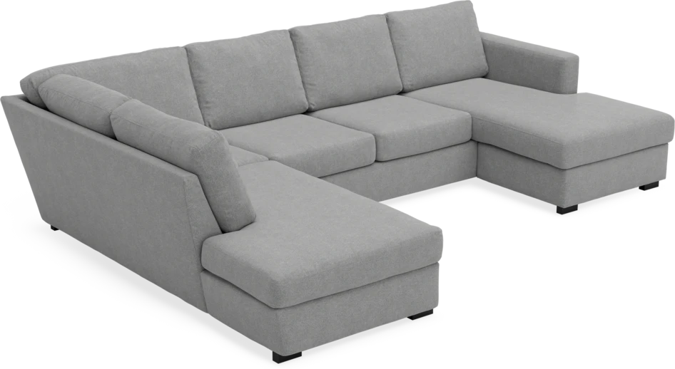 Friday - 3-sits soffa med divan vänster och schäslong höger - Grå