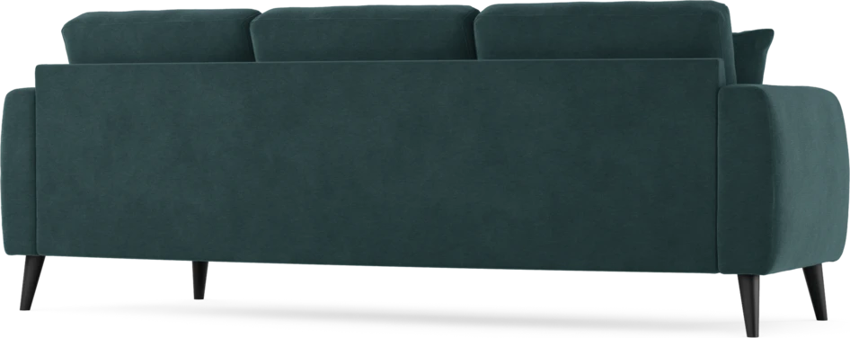 Eden - 3-sits soffa svängd - Blå