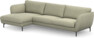 Madison Lux - 3-sits soffa med schäslong vänster - Grön