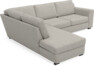 Friday - 2,5-sits soffa med divan vänster - Beige