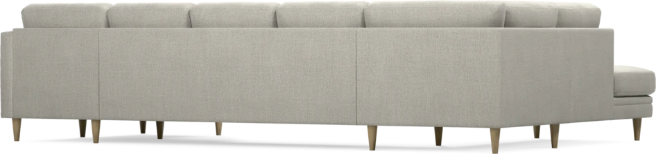 Eden - 3-sits soffa med divan vänster och schäslong höger - Grå