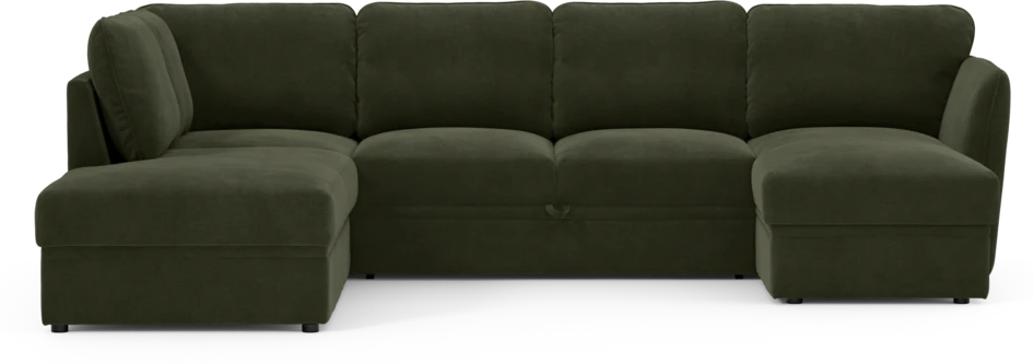 Öland - Bäddsoffa med divan vänster och schäslong höger - Beige