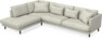 Harper - 3-sits soffa med divan vänster - Beige