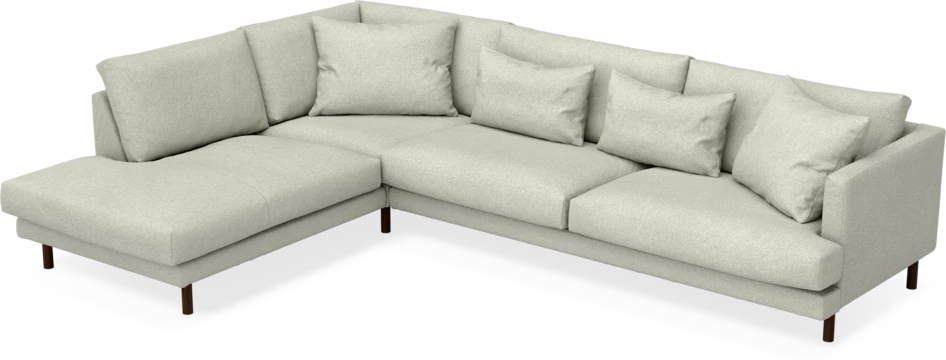 Harper - 3-sits soffa med divan vänster - Beige