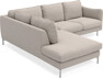 Madison - 2-sits soffa med divan vänster - Beige