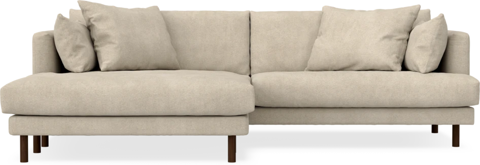 Harper - 4-sits med schäslong XL vänster - Beige
