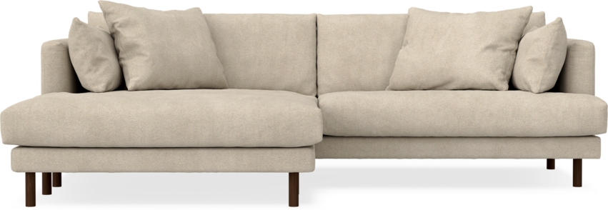 Harper - 4-sits med schäslong XL vänster - Beige