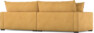 Rossi - 4-sits soffa - Gul