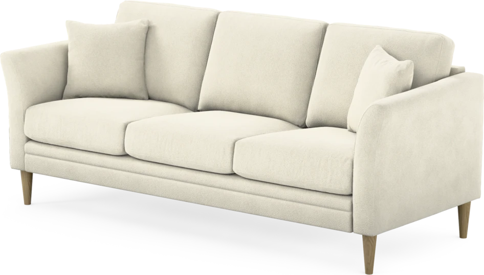 Eden - 3-sits soffa - Vit