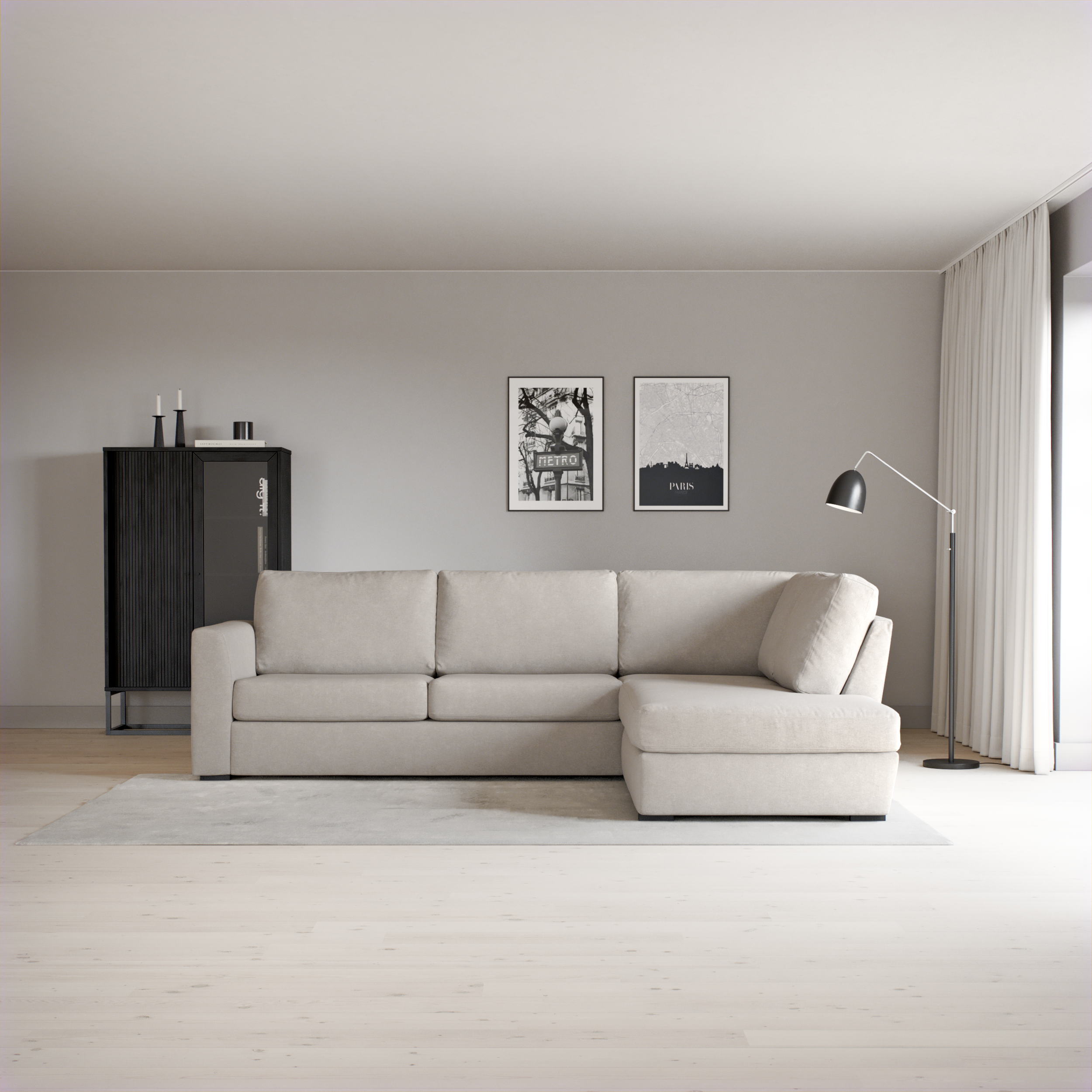 Friday - 2,5-sits soffa med divan höger - inspiration