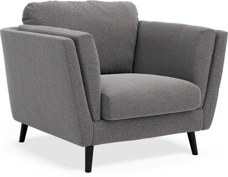 Madison Lux - Fåtölj, 70 cm - Grå
