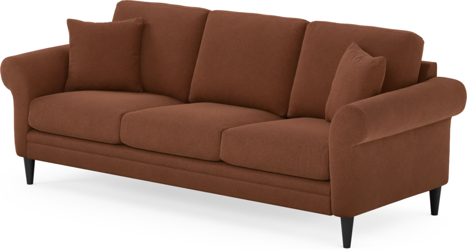 Eden - 3-sits soffa - Orange